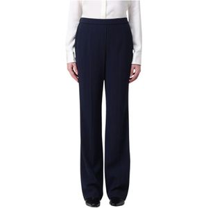 Theory, Dames, Broeken, Blauw, Maat: XS Leer,