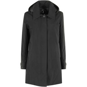 Save The Duck, Dames, Mantels, Zwart, Maat: XL