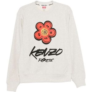 Kenzo, Heren, Tops, Grijs, Maat: S