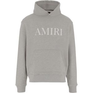 Amiri, Heren, Sweatshirts & Hoodies, Grijs, Maat: 2XL Katoen,