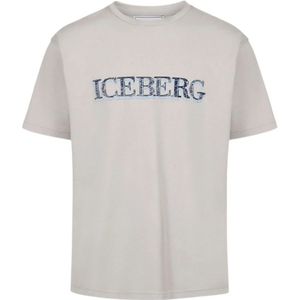 Iceberg, Heren, Tops, Grijs, Maat: XL