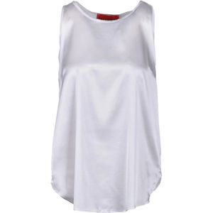 Wild Cashmere, Dames, Tops, Wit, Maat: S Zijde,