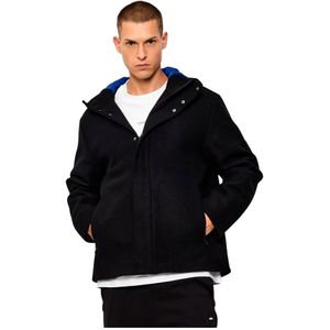 Emporio Armani Ea7, Heren, Jassen, Zwart, Maat: L