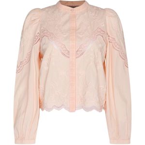 Twinset, Dames, Blouses & Shirts, Roze, Maat: M Katoen,