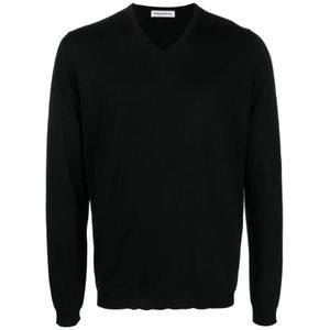 Goes Botanical, Heren, Truien, Zwart, Maat: 2XL Wol,