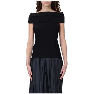 Roberto Collina, Dames, Truien, Zwart, Maat: L