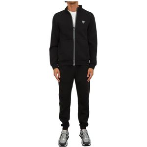 Emporio Armani Ea7, Heren, Sport, Zwart, Maat: S Viscose,