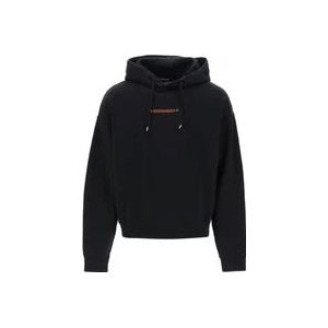 Dsquared2 Hoodies , Black , Heren , Maat: L