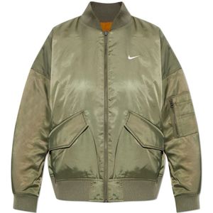 Nike, Dames, Jassen, Groen, Maat: S Zijde,