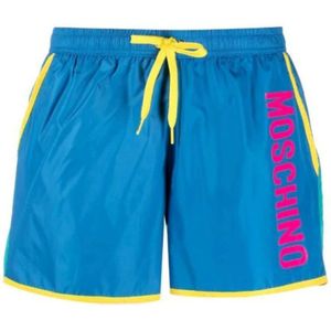 Moschino, Heren, Badkleding, Blauw, Maat: M