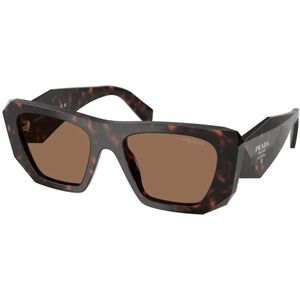 Prada - PR B18S - Zonnebril - Bruin - Acetaat - 100% UVA/UVB Bescherming