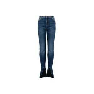 Pinko Slim Fit Hoge Taille Jeans , Blue , Dames , Maat: W29