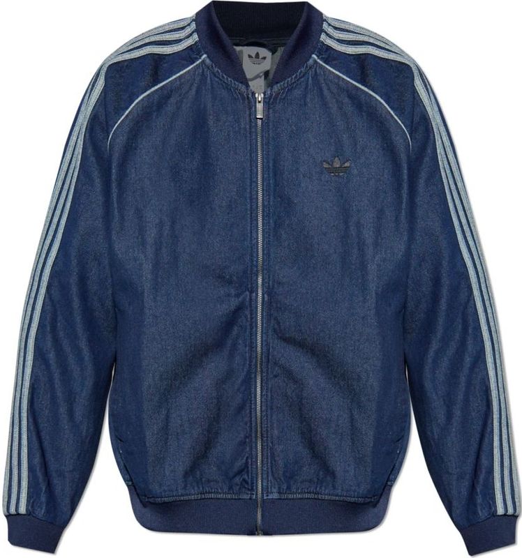 adidas - Klassieke Jas - Denim - Katoen - Losse Pasvorm