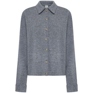 TotêMe, Dames, Truien, Grijs, Maat: S Kasjmier,