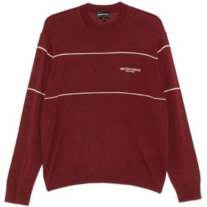 Emporio Armani, Heren, Truien, Rood, Maat: M