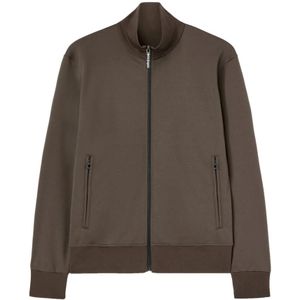 Palm Angels, Heren, Sweatshirts & Hoodies, Bruin, Maat: S Poliester,