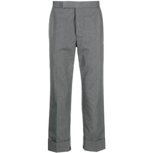 Thom Browne, Heren, Jeans, Grijs, Maat: M Denim,