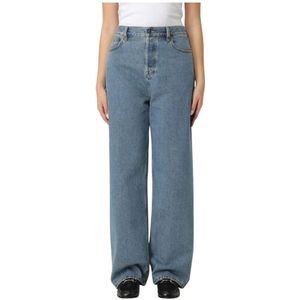 Gucci, Dames, Jeans, Blauw, Maat: W27 Denim,