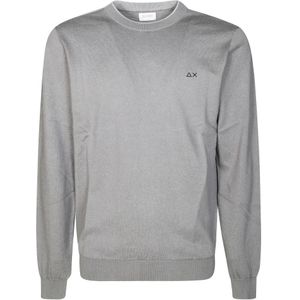 Sun68, Heren, Truien, Grijs, Maat: M