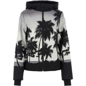 Palm Angels, Dames, Sweatshirts & Hoodies, Zwart, Maat: M Nylon,