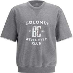 Brunello Cucinelli, Heren, Sweatshirts & Hoodies, Grijs, Maat: S Katoen,