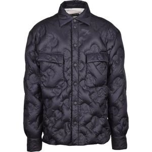 Dolce & Gabbana, Heren, Jassen, Zwart, Maat: S Polyamide,