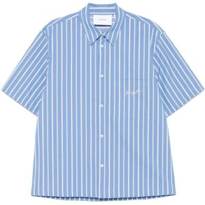 Axel Arigato, Heren, Overhemden, Blauw, Maat: S