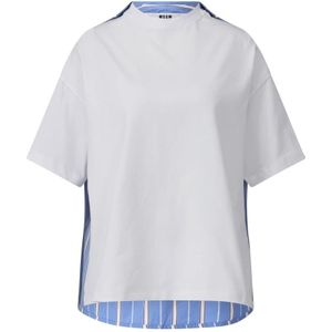 Msgm, Dames, Tops, Wit, Maat: M Katoen,