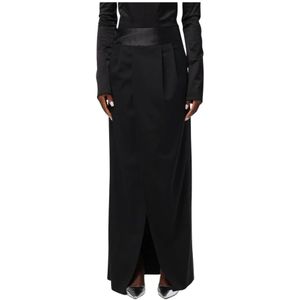 MM6 Maison Margiela, Dames, Rokken, Zwart, Maat: XS