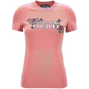 Versace Jeans Couture - Shirt - Riet - Normale Pasvorm - Kwartmouw