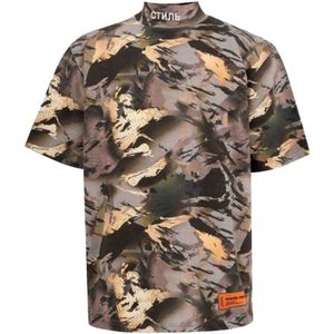 Heron Preston - T-shirt - Groen - Heren