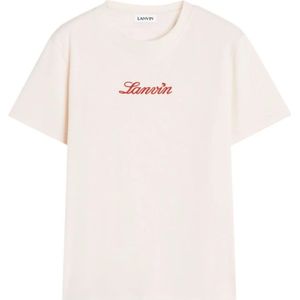 Lanvin, Dames, Tops, Roze, Maat: XS Katoen,