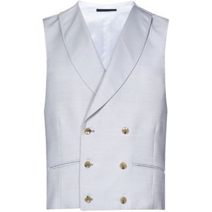 Franzese Collection, Heren, Pakken, Grijs, Maat: 2XL Wol,