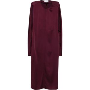 Stella McCartney, Dames, Jurken, Rood, Maat: XS Satijn,