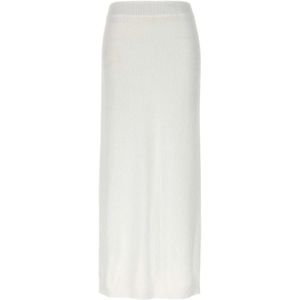 Brunello Cucinelli, Dames, Rokken, Wit, Maat: M