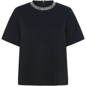 Soaked in Luxury, Dames, Tops, Zwart, Maat: M