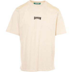 Barrow, Heren, Tops, Beige, Maat: S