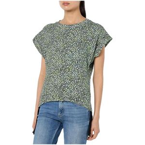 Hugo, Dames, Tops, Groen, Maat: L Katoen,