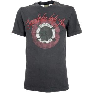 Aeronautica Militare, Heren, Tops, Zwart, Maat: M Katoen,