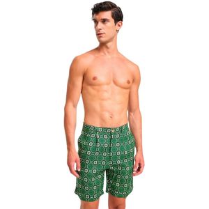 Peninsula, Heren, Korte broeken, Groen, Maat: L Linnen,