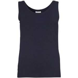 Masai, Dames, Tops, Blauw, Maat: M Leer,