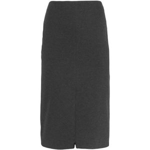 Pinko, Dames, Rokken, Grijs, Maat: L Nylon,