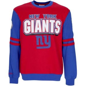 Mitchell & Ness, Heren, Sweatshirts & Hoodies, Rood, Maat: L