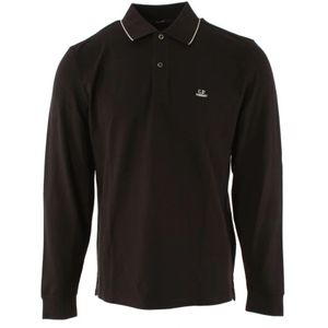 C.p. Company - Stretch Piquet Polo - Zwart - Heren