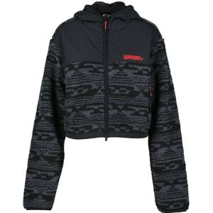 Diesel, Dames, Jassen, Zwart, Maat: M Poliester,