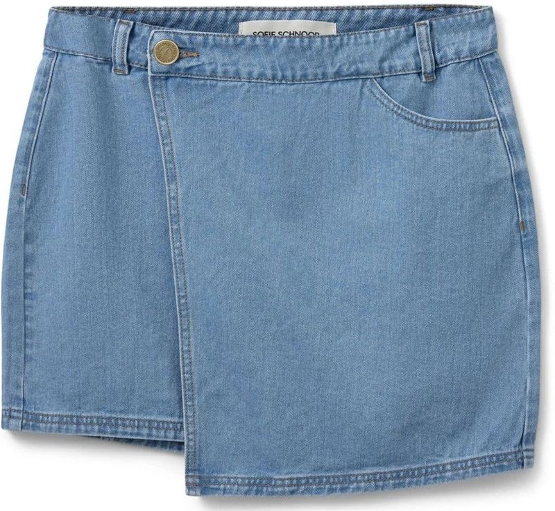 Sofie Schnoor - Thinasw 5002 - Omslagrok - Blauw - Denim