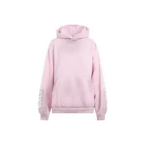 Balenciaga Roze & Paarse Hoodie Sweatshirt Ss24 , Pink , Dames , Maat: XS