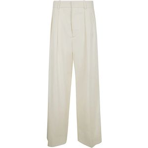 Wardrobe.nyc, Dames, Broeken, Wit, Maat: M Wol,