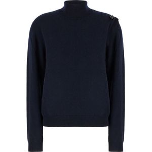 Alberta Ferretti, Dames, Truien, Blauw, Maat: M