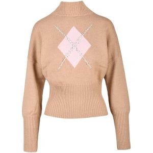 Max Mara Studio, Dames, Truien, Beige, Maat: M Kasjmier,